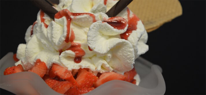 IJs en gebak Froyo & Limburgia