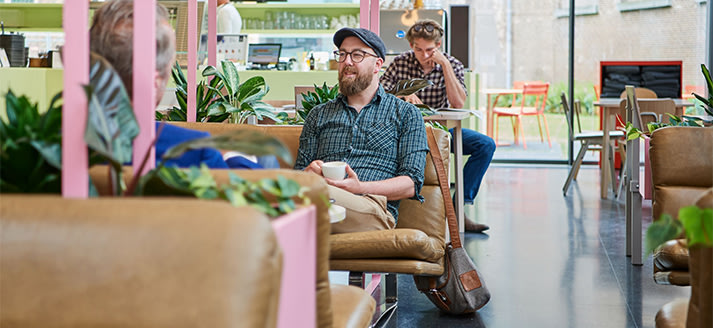 Binnen bij Museumcafé Centraal