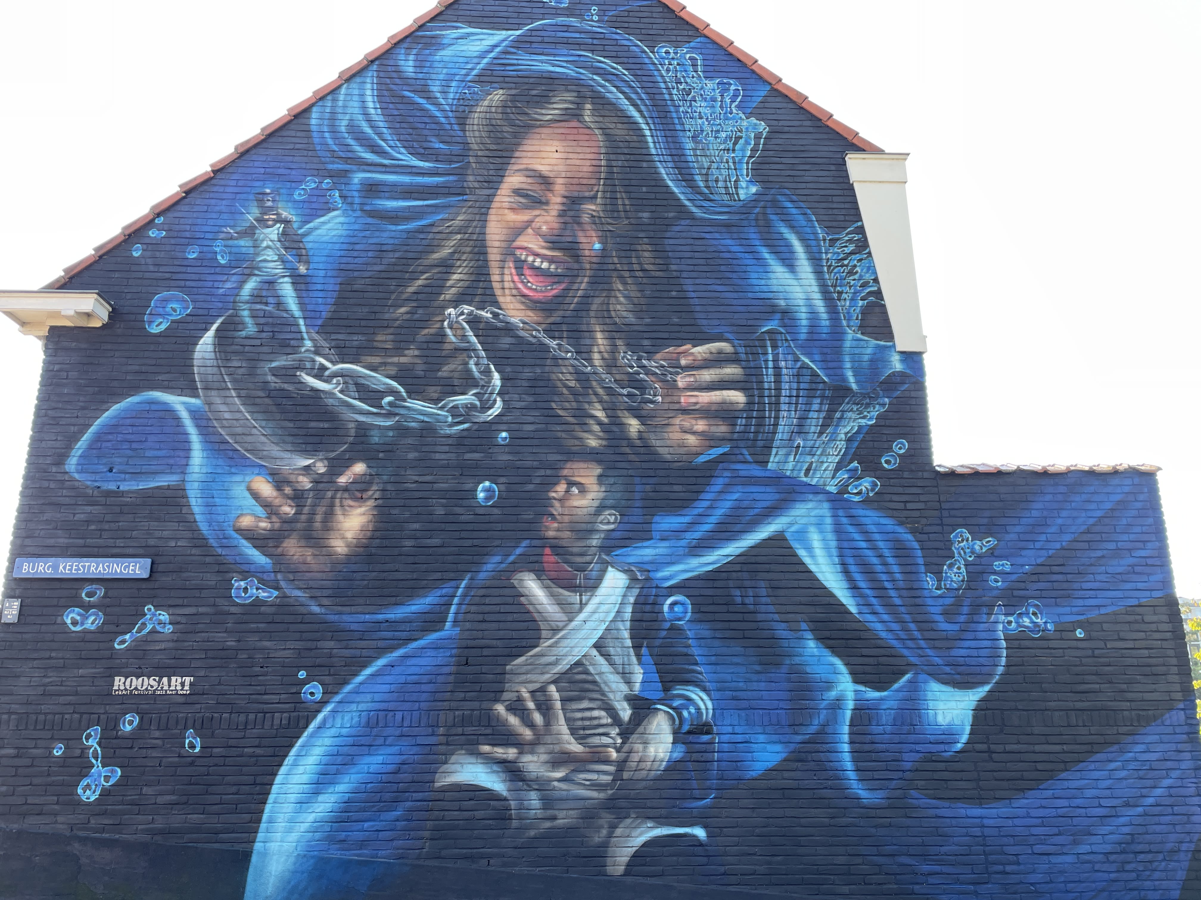 Mural van RoosArt LekArt kunstroute 2022