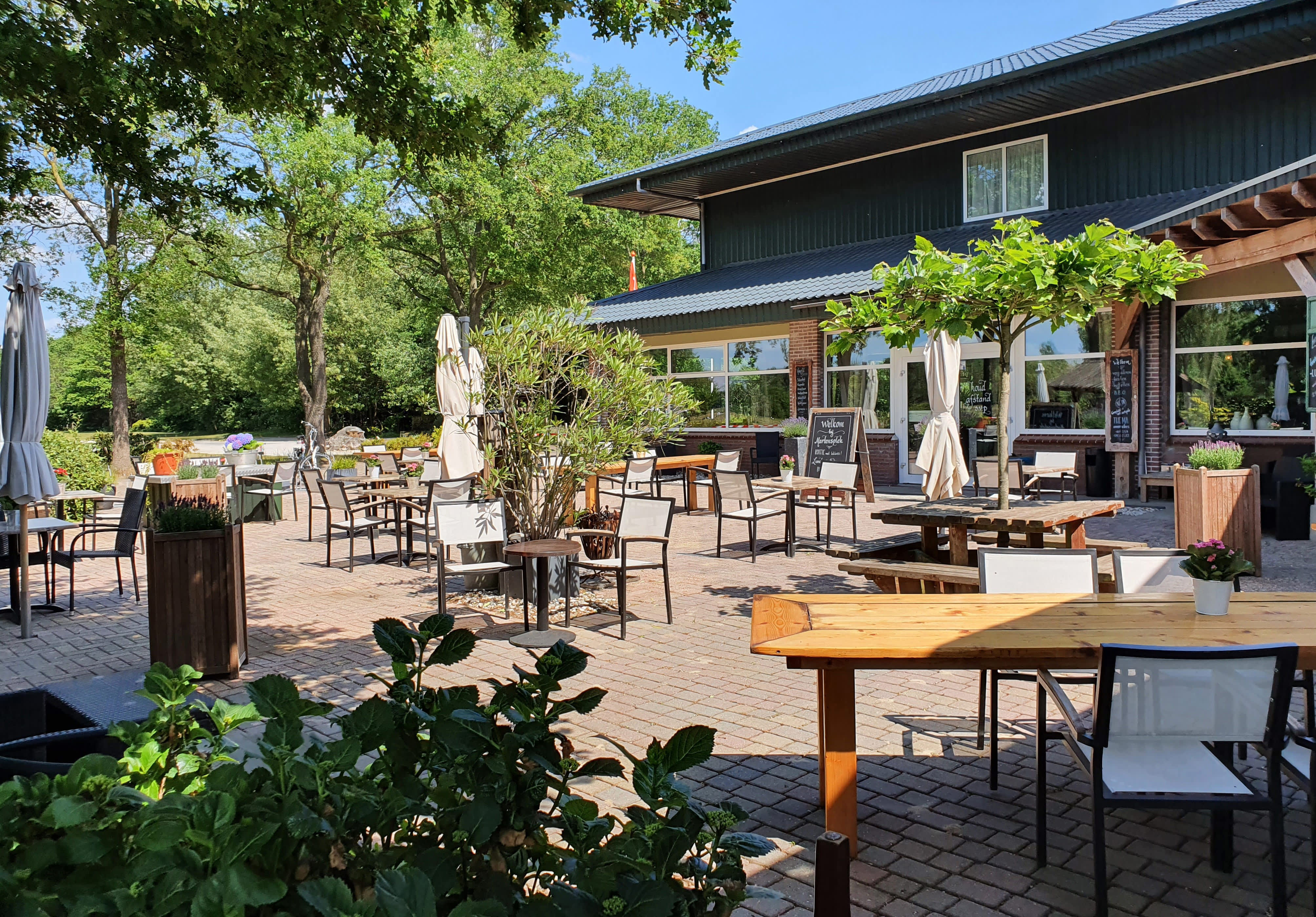 Zonnig terras Martensplek Tiendeveen