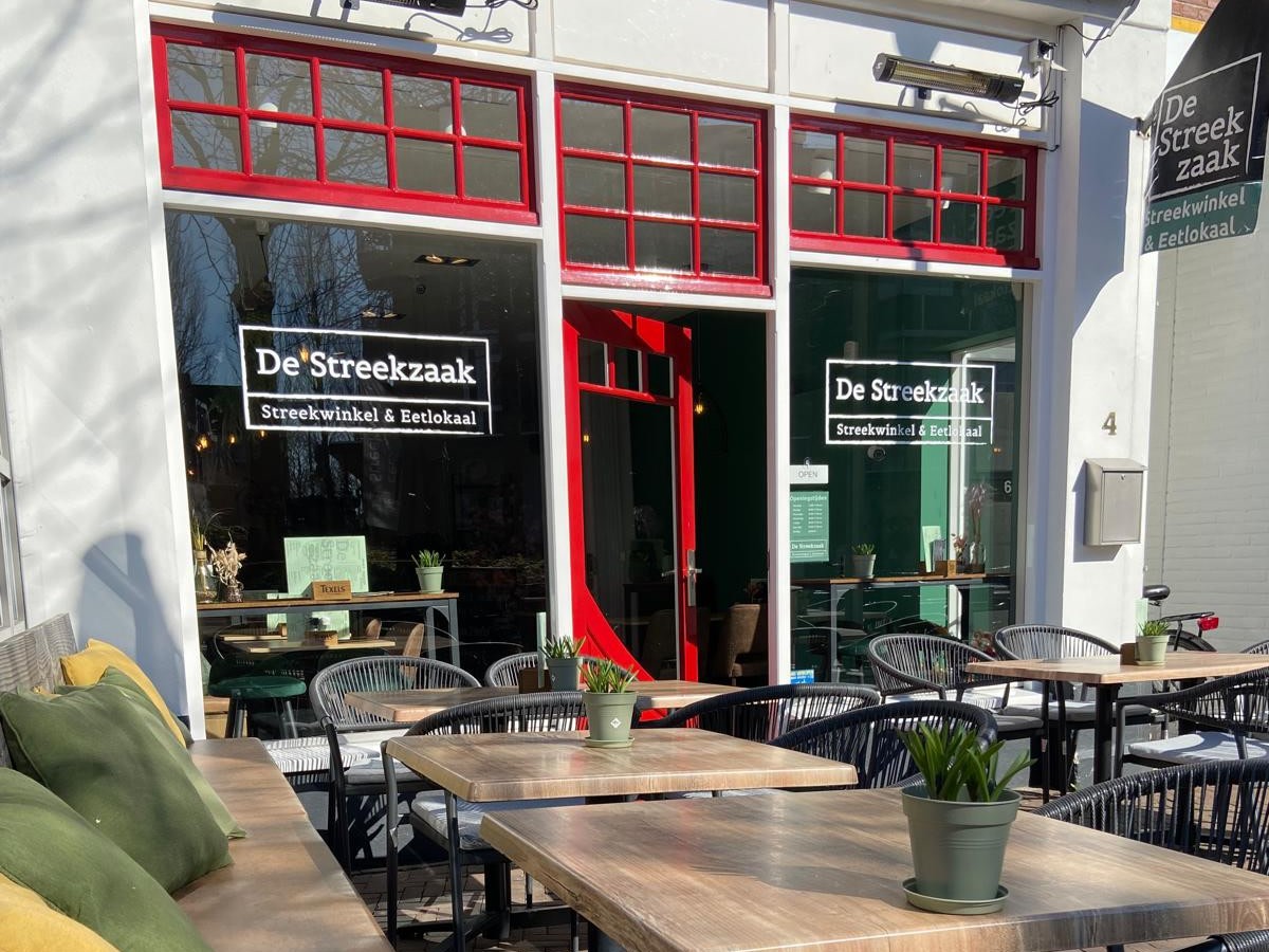 Lekker bij het eetlokaal van De Streekzaak