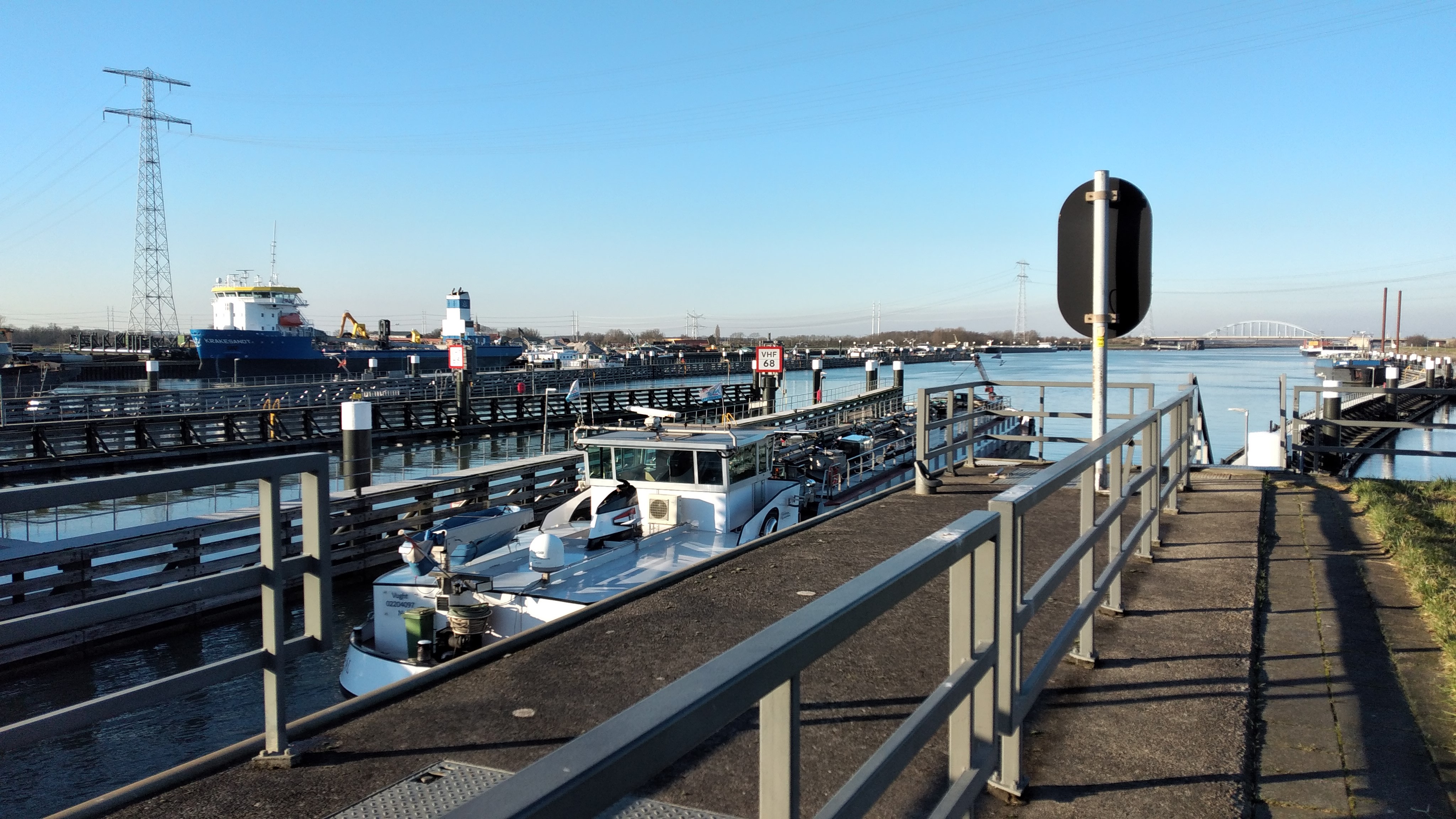 De sluizen bij Hansweert