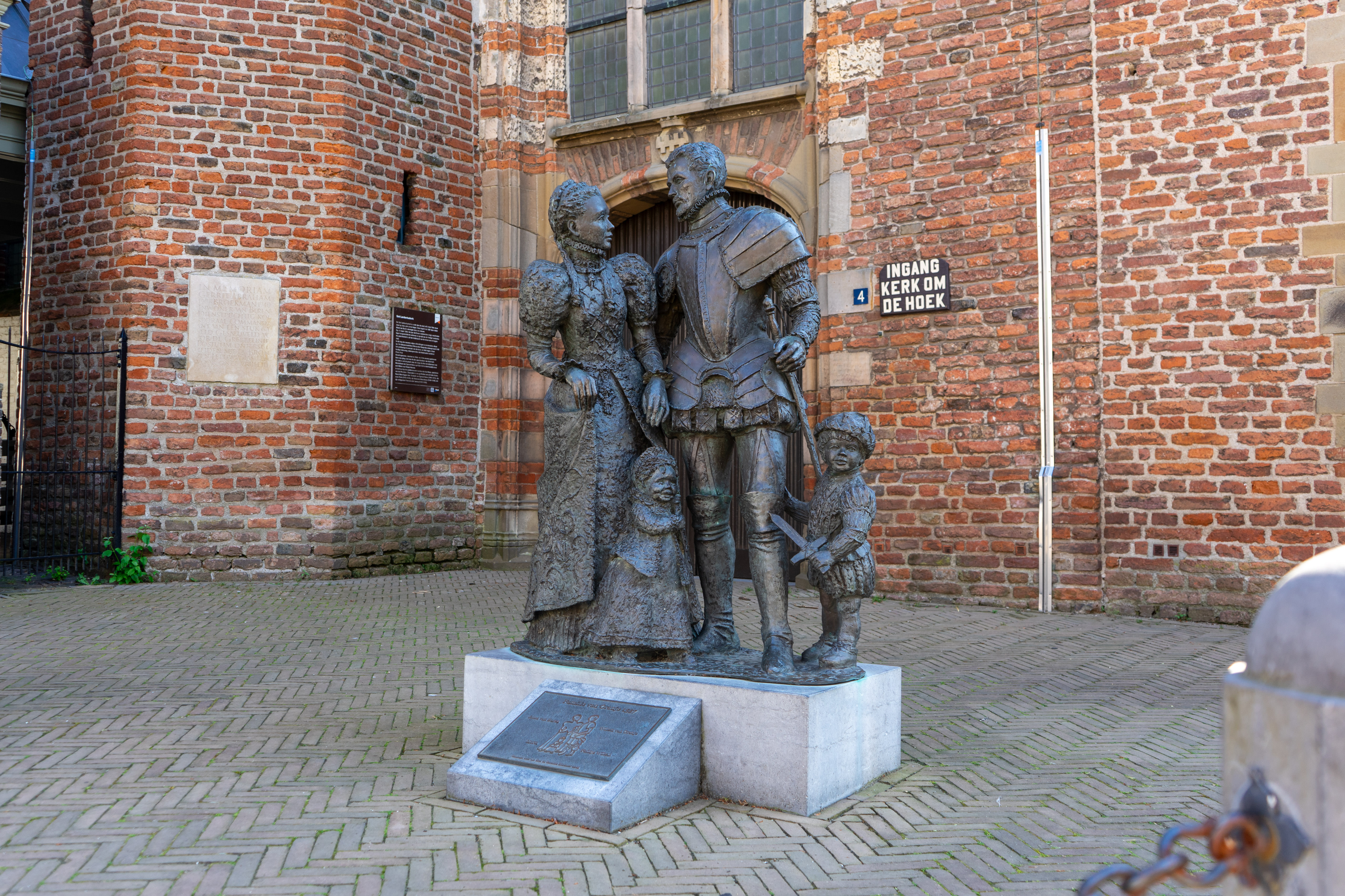 Standbeeld Willem van Oranje en Anna van Buren