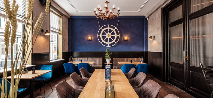 Prachtig interieur van Hotel Brasserie Smits