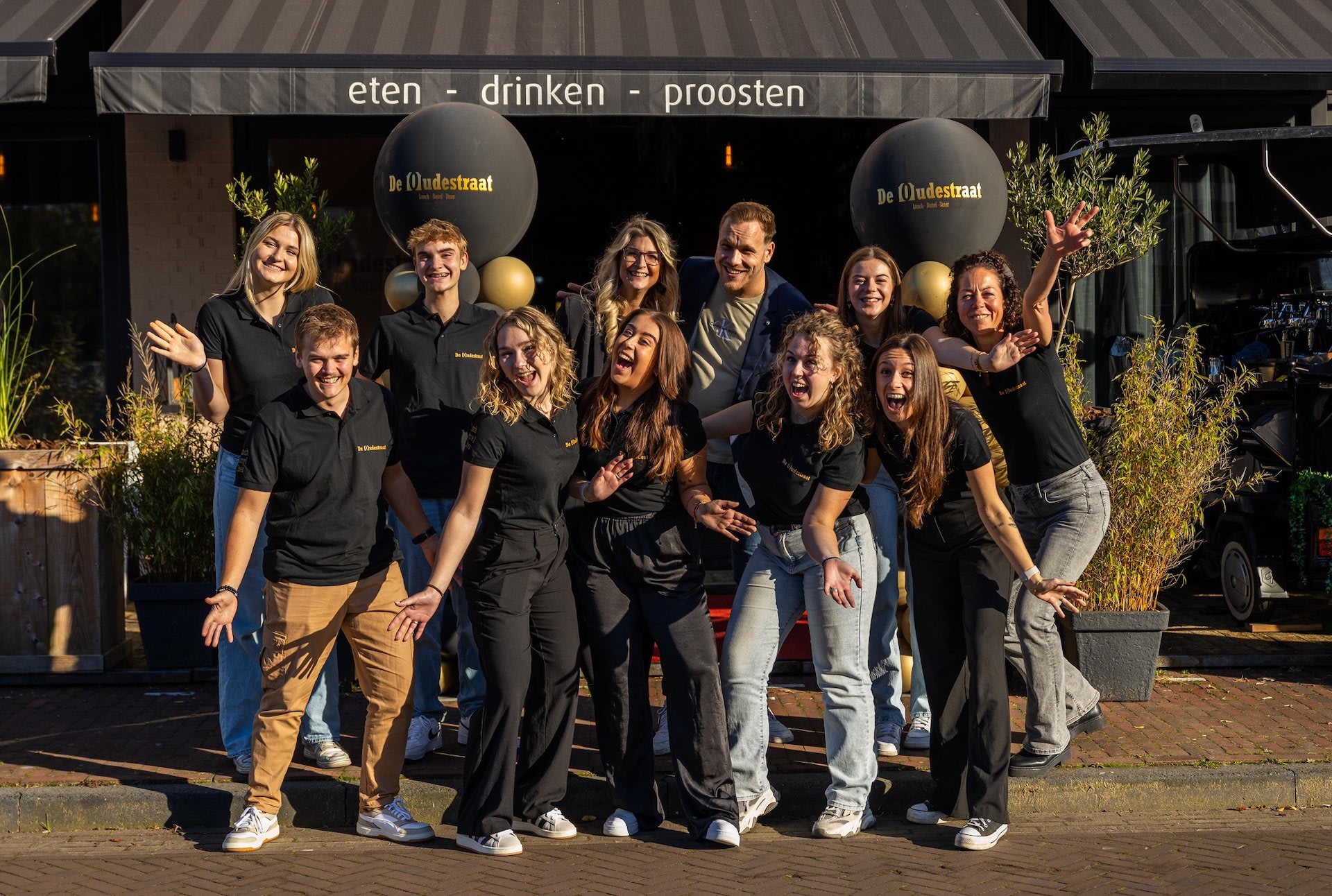 Het enthousiaste team van De Oudestraat