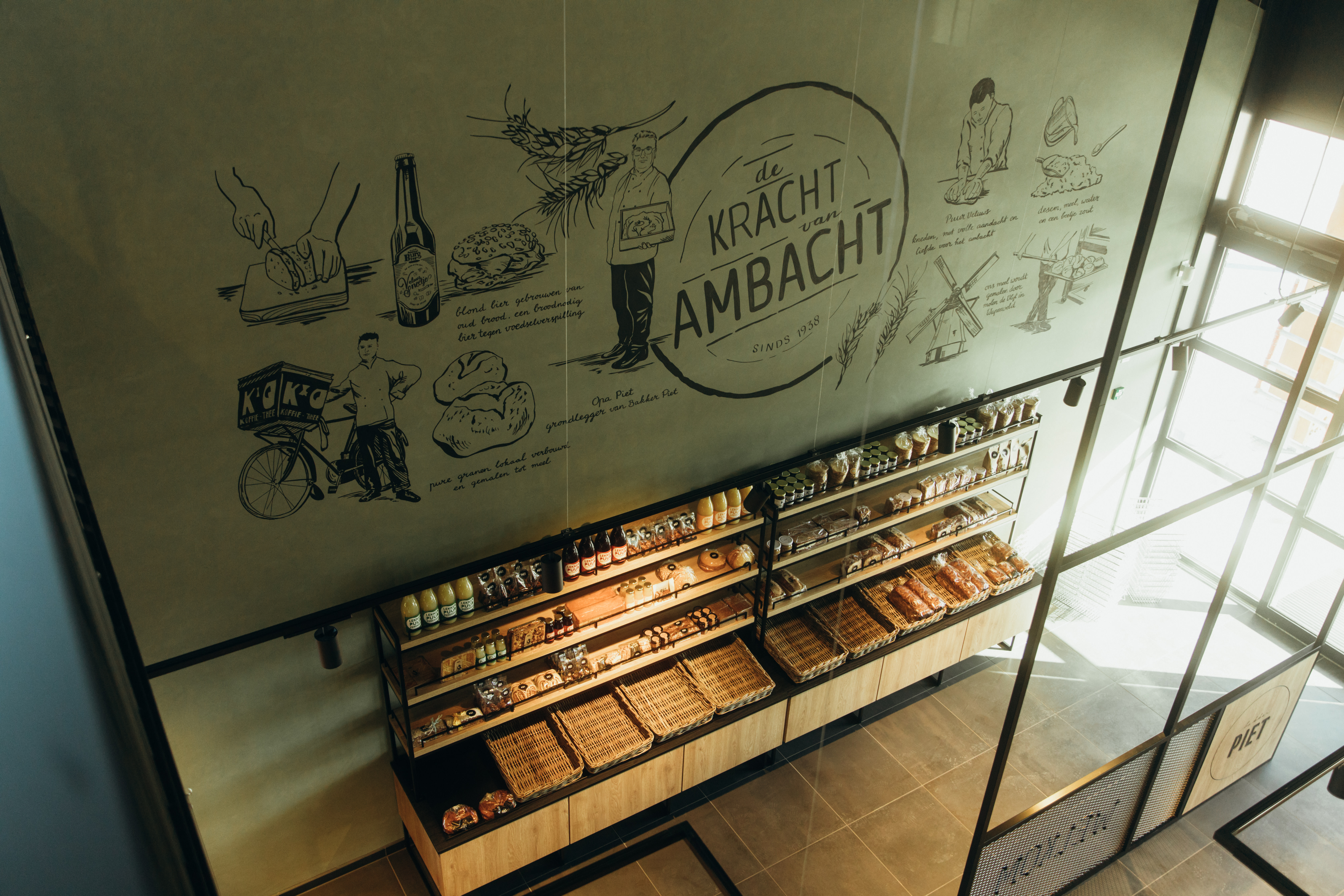 Ambachtelijke broden bij Bakker Piet