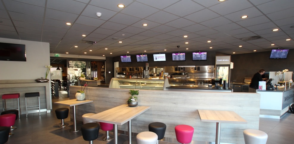 Toonbank van Snack-Plaza en Brasserie Meuleplein