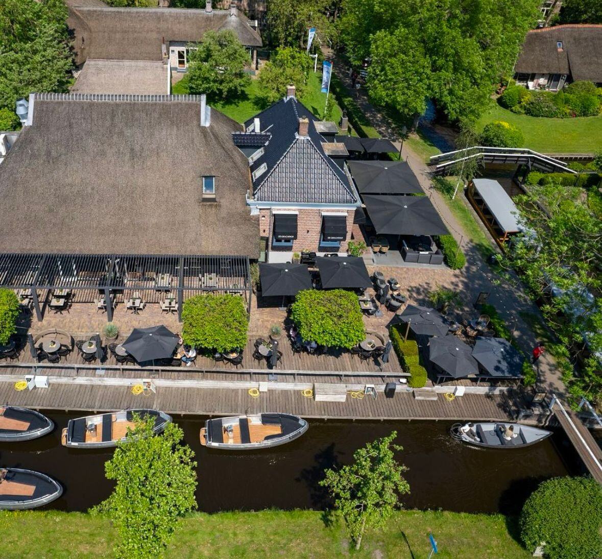 Prachtig aan de grachten bij Restaurant Grachthof