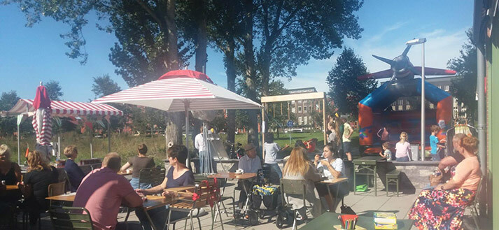 Het gezellige terras