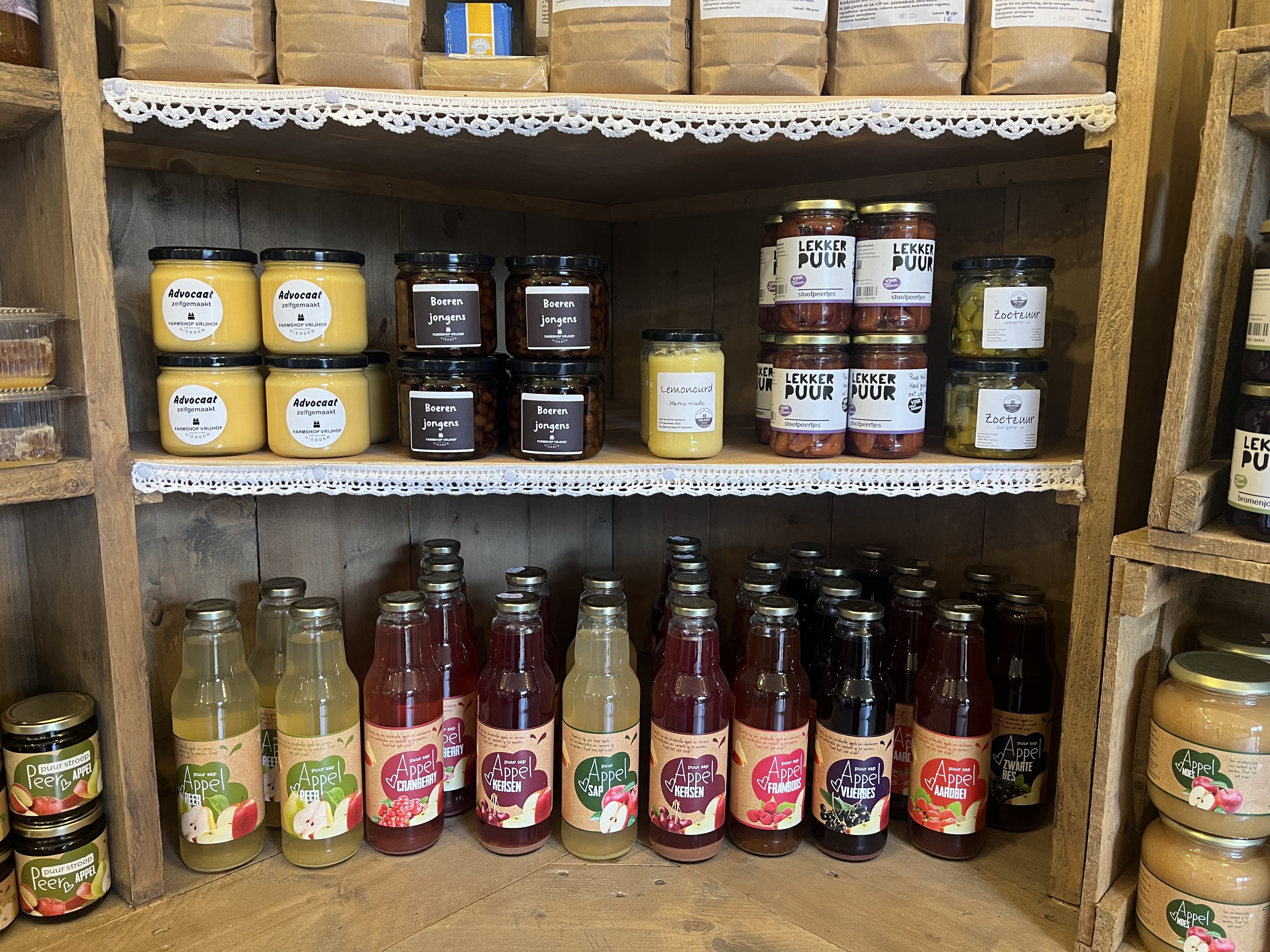 Farmshop Vrijhof | Regionale producten