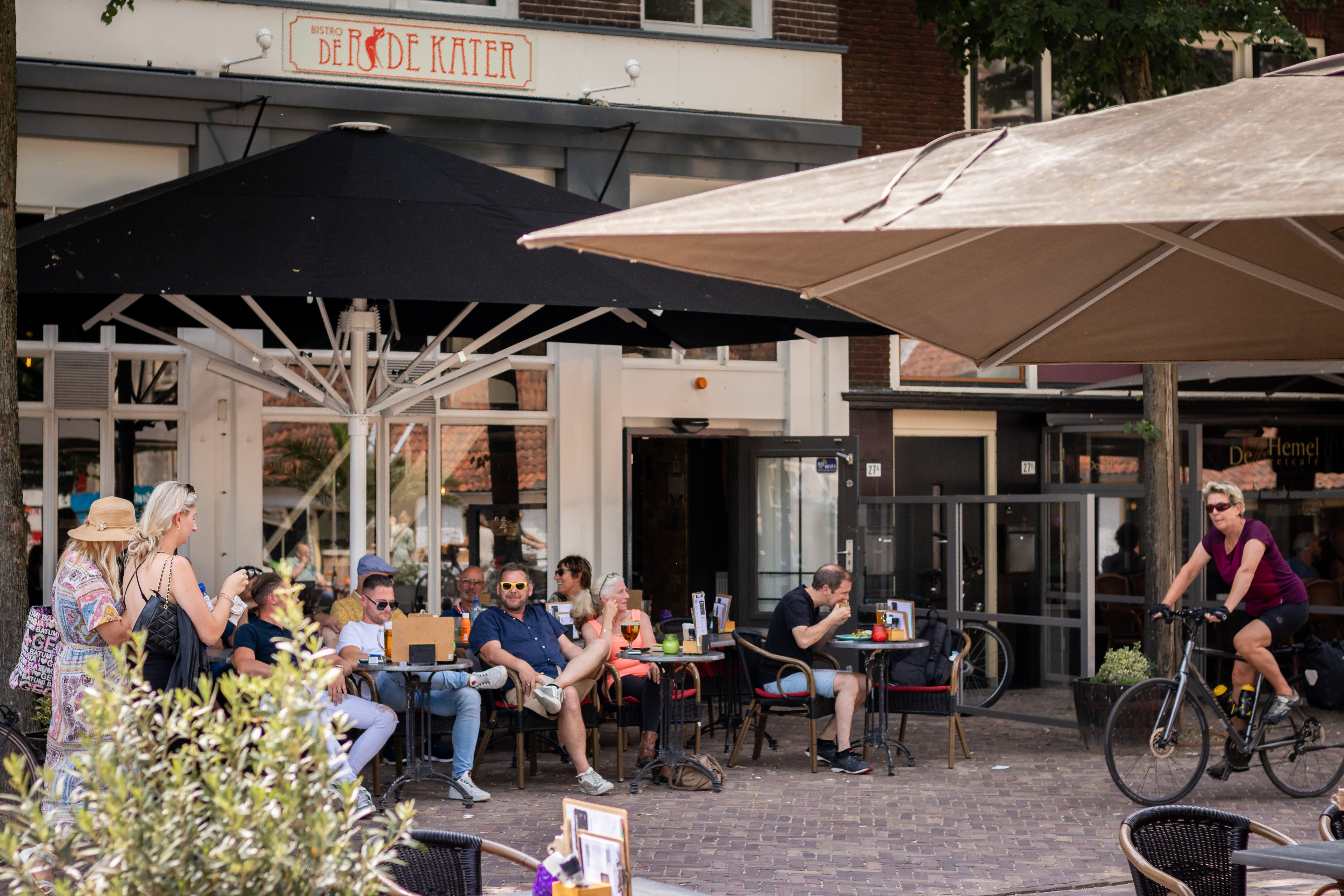 Terrasje pakken in Deventer