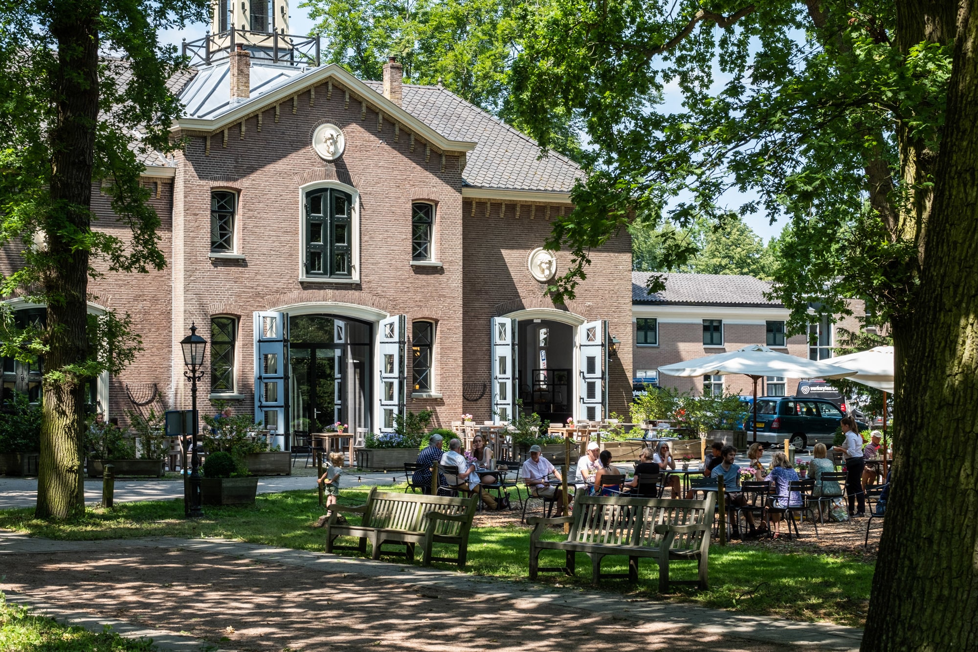 Terras Kasteel Oud Poelgeest