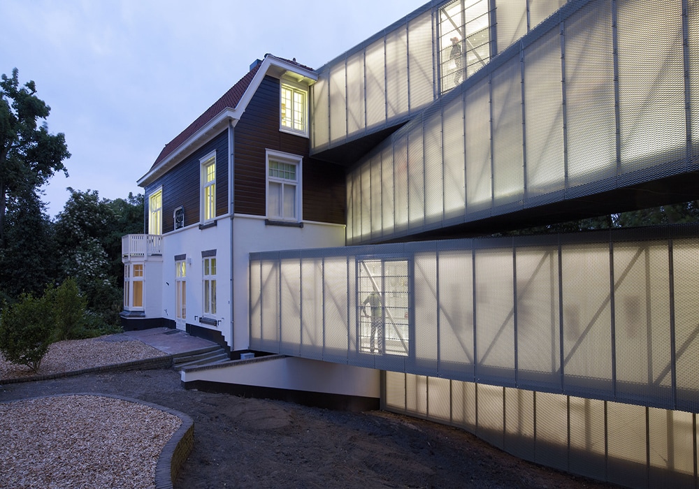 De buitenkant van het museum