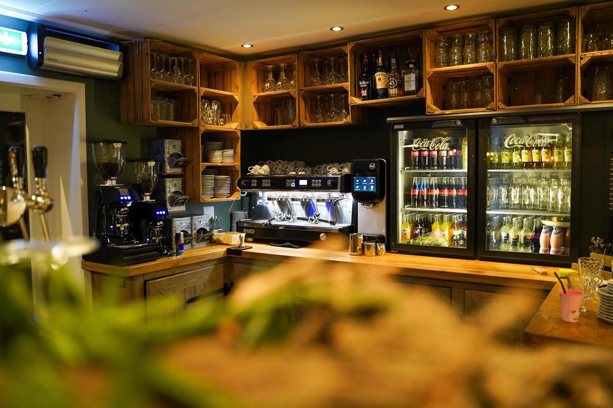 De bar van Brasserie De Laegt