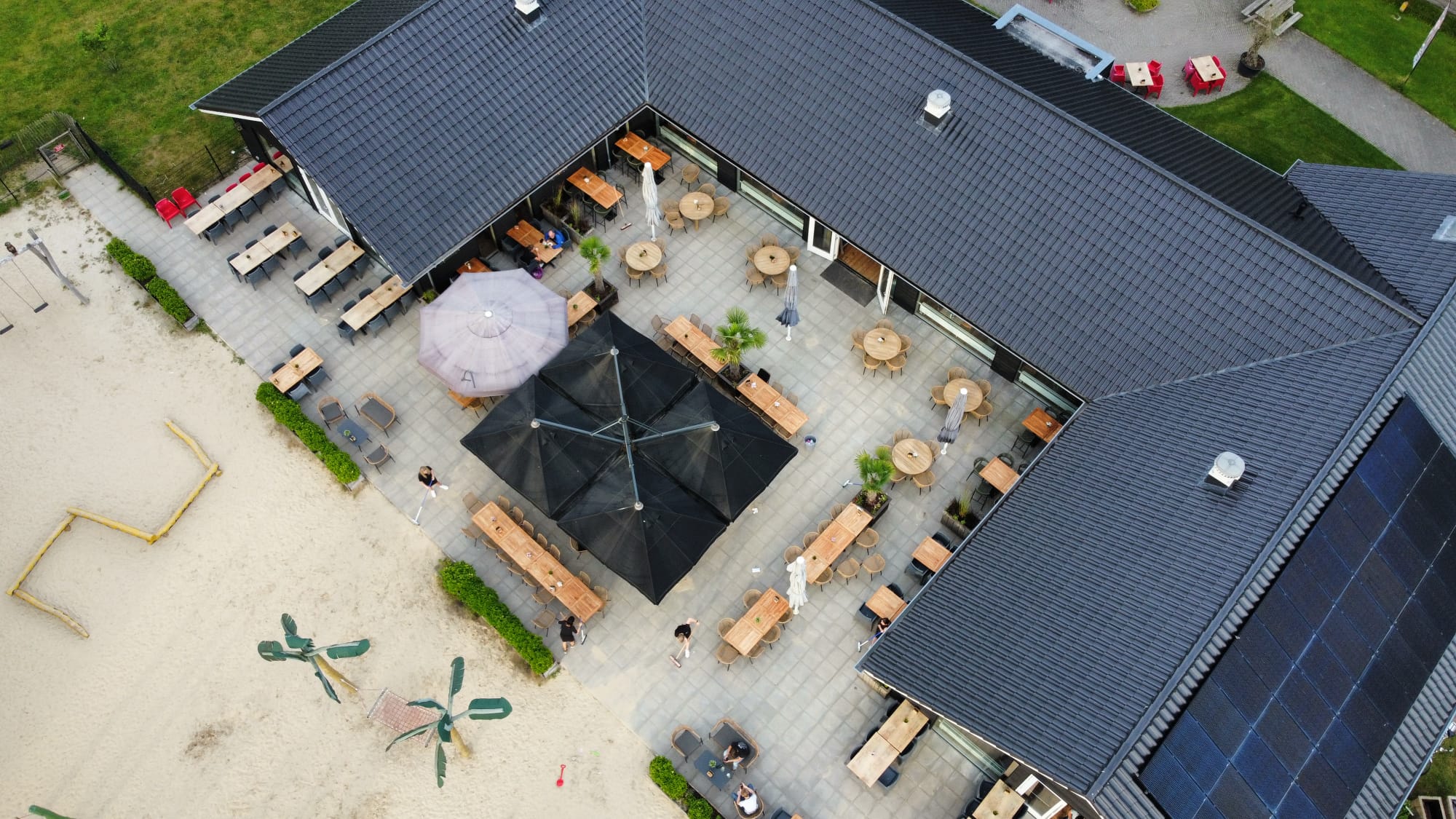 Luchtfoto Restaurant Klein Afrika