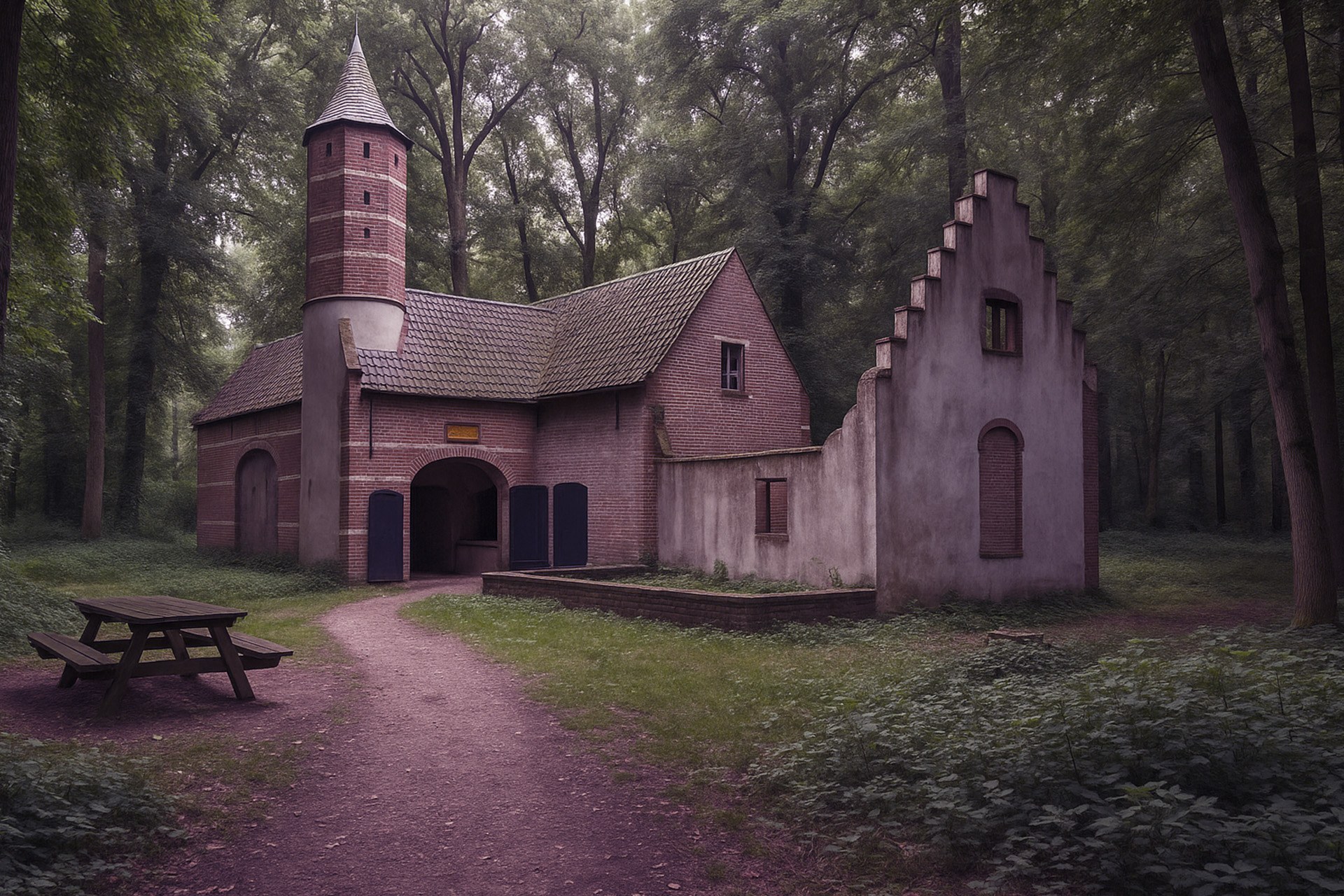 Illustratie Ruïne Seldensate