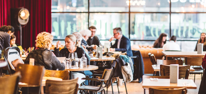 Kom gezellig ontbijten, lunchen, dineren of borrelen