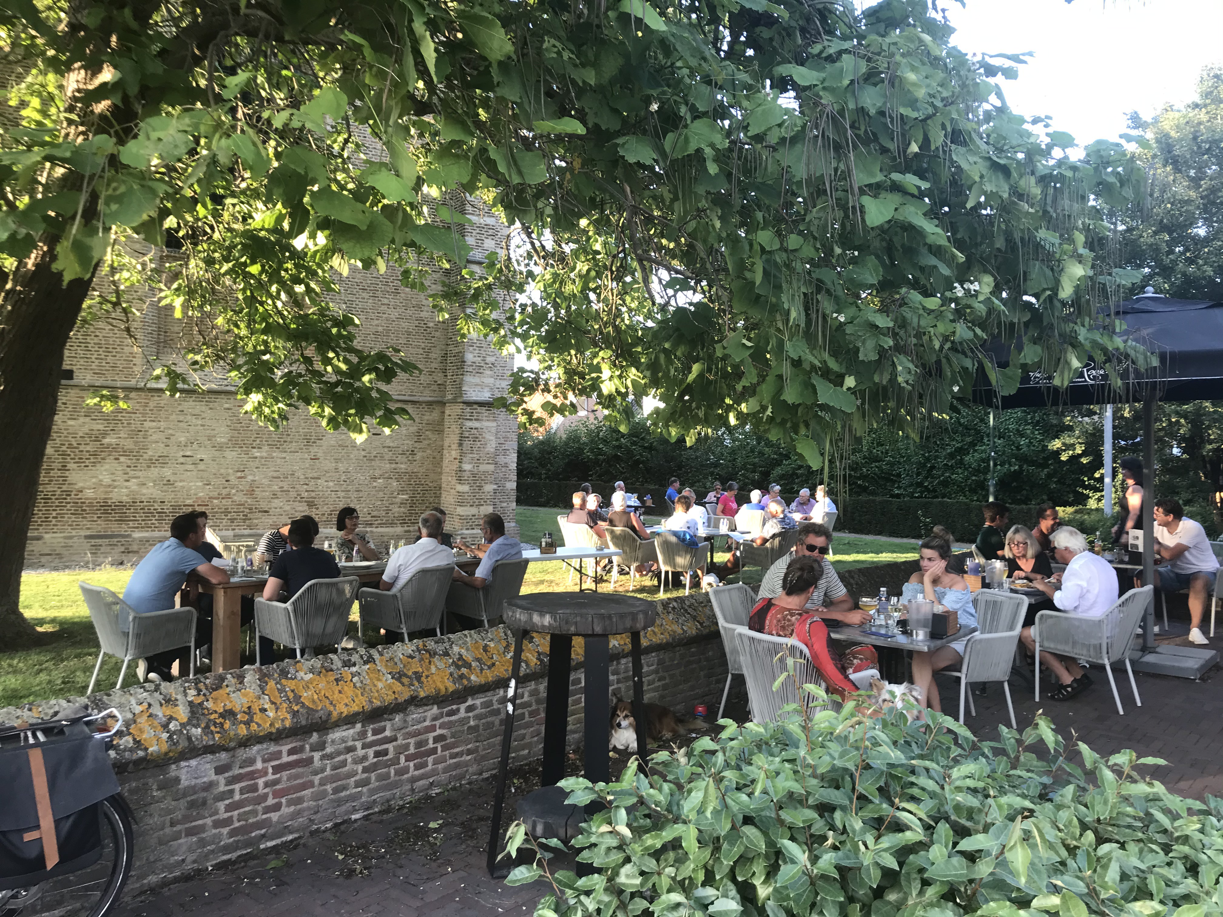 Het terras van Huys van Roosevelt