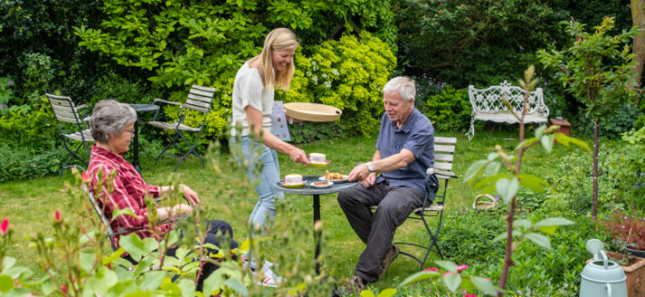 Impressie van Theetuin 1890