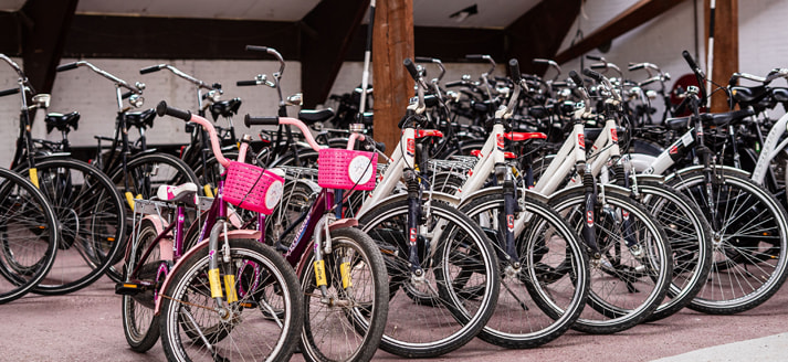 Ebikes, dames, kinderfietsen, tandems en een bakfiets