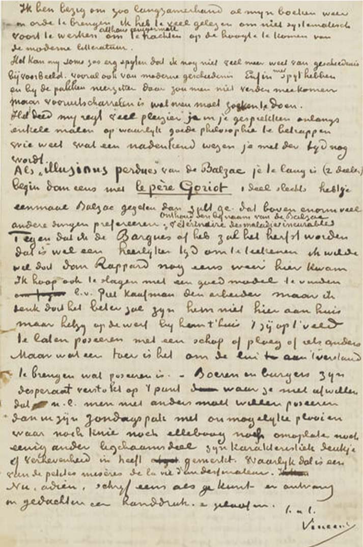 "Maar wat een toer is het om de lui aan 't verstand te brengen wat poseren is." Brief aan Theo van Gogh, 5 augustus 1881