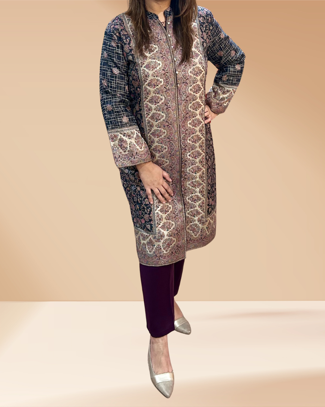 Kani Jacket Suit - Luxurious Pashmina Winter Ensemble