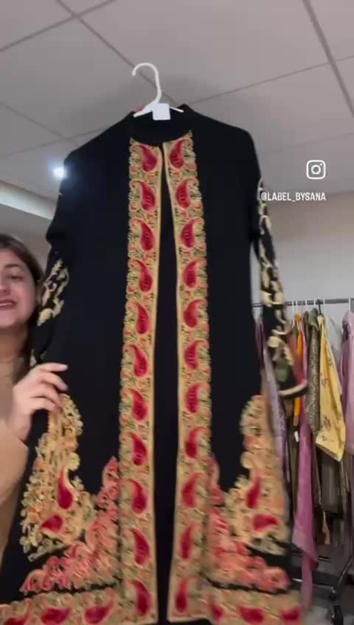 Premium Embroidered Pashmina Woolen Three-Piece Jacket Outfit