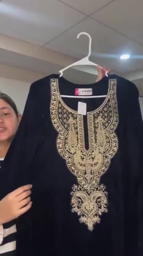 Velvet Party Wear Suit with Embroidered Chadar