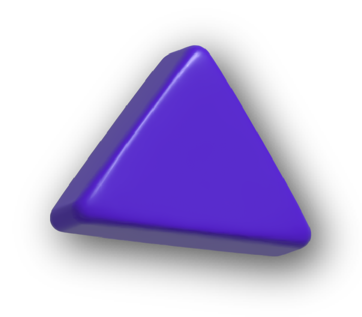 floating 3d triangle