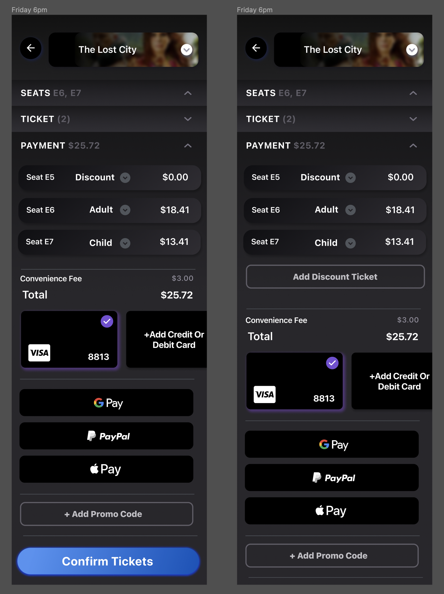 Results leaning towards the new flow