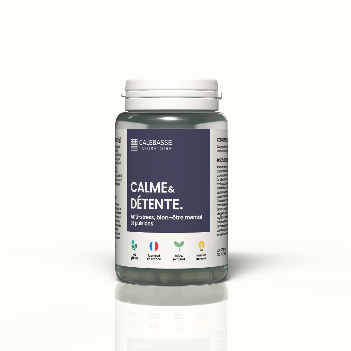 1 flacon de 100 gélules -  50g