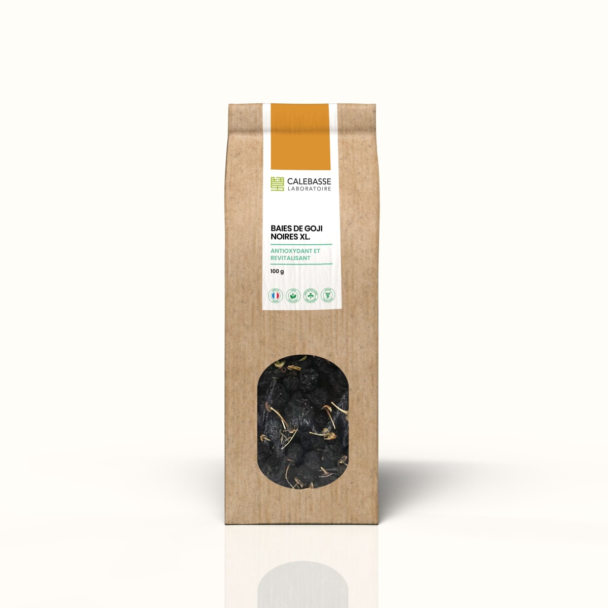 1 sachet Baies de Goji noires premium sélection XL - 100g