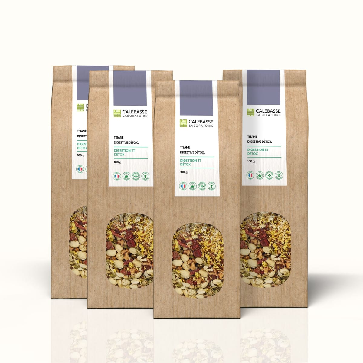  4 Sachets plantes de 100g