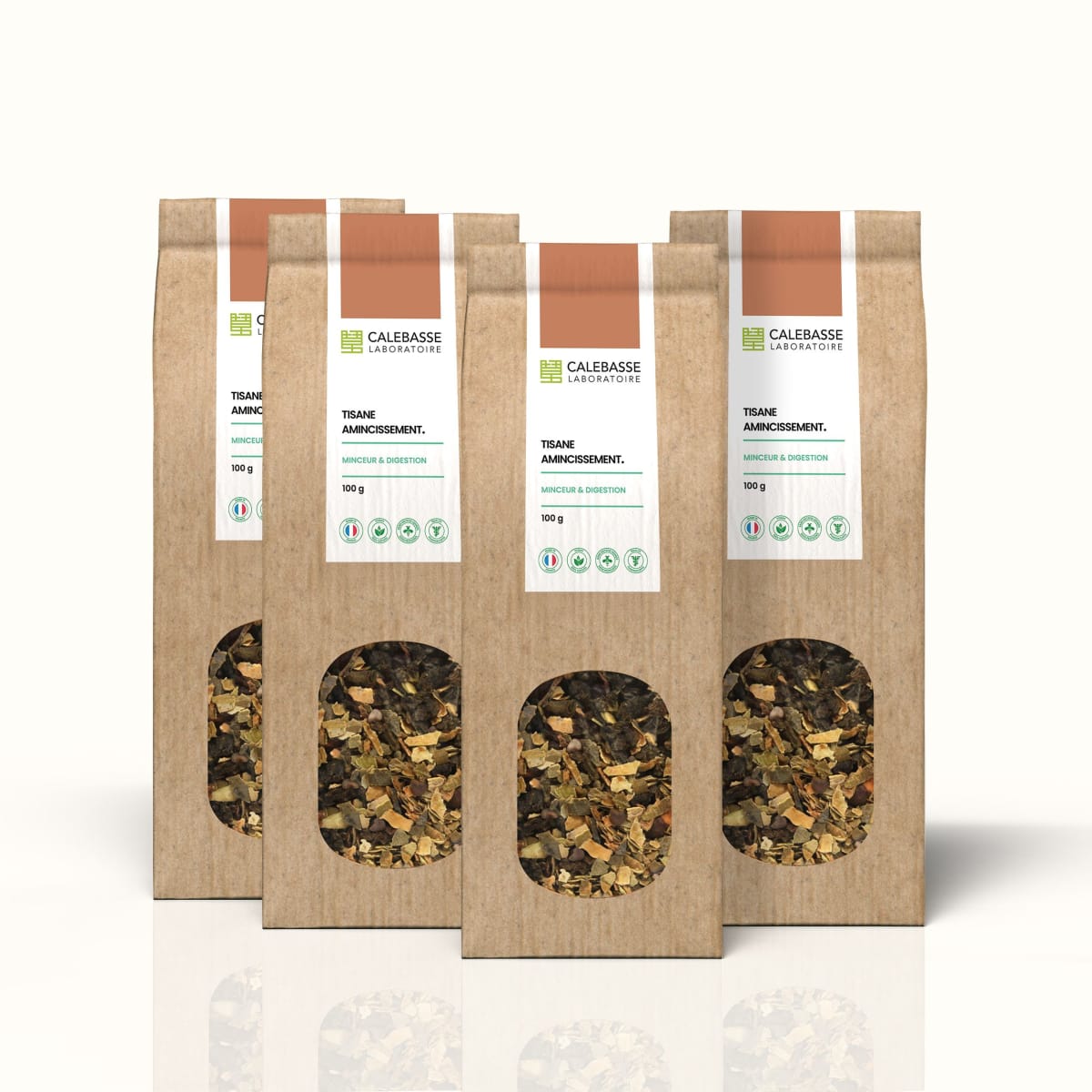 4 Packets plantes of 100g