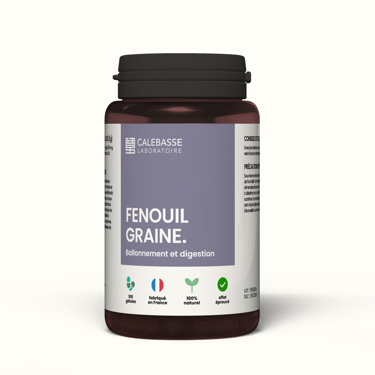 1 Bottle  of 100 capsules -  50g