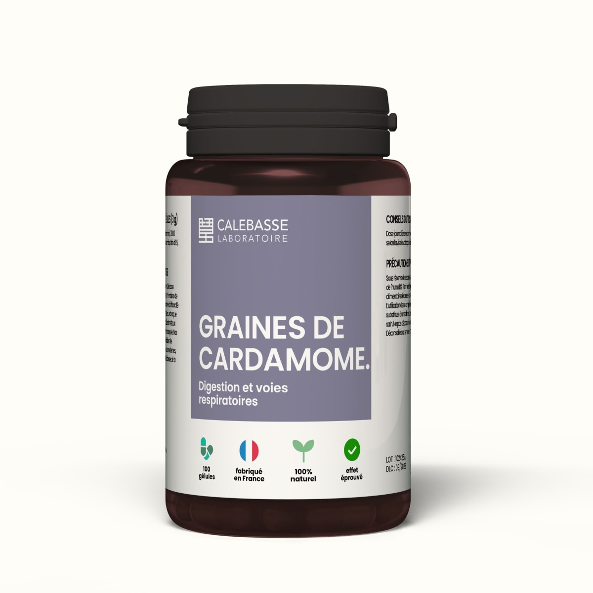 1 Bottle  of 100 capsules -  50g