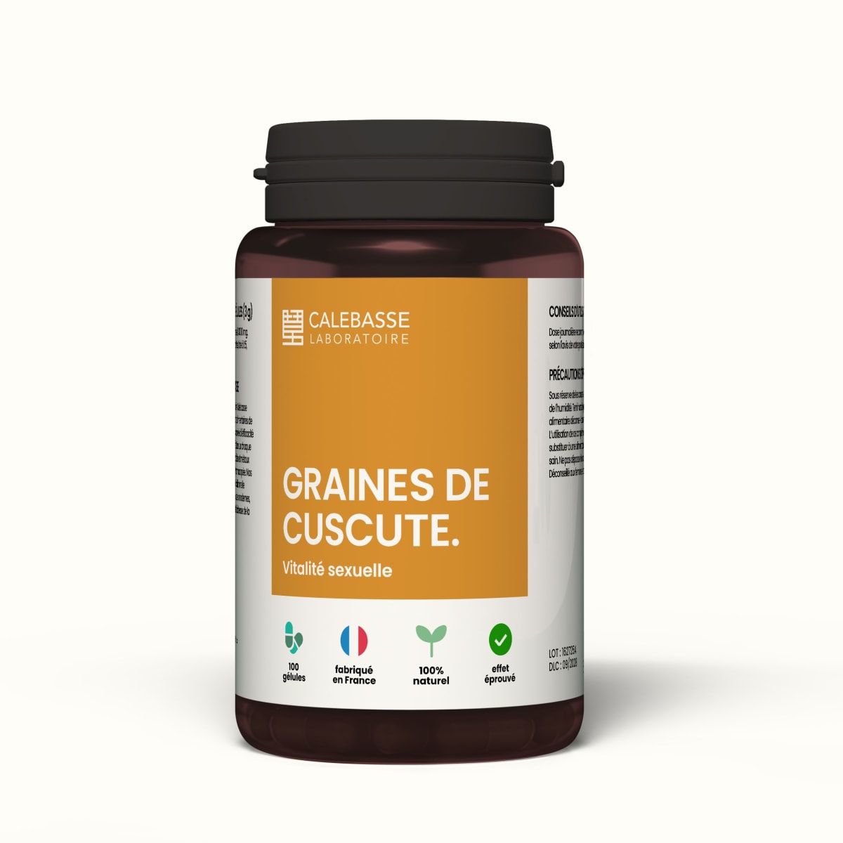 1 Bottle  of 100 capsules -  50g