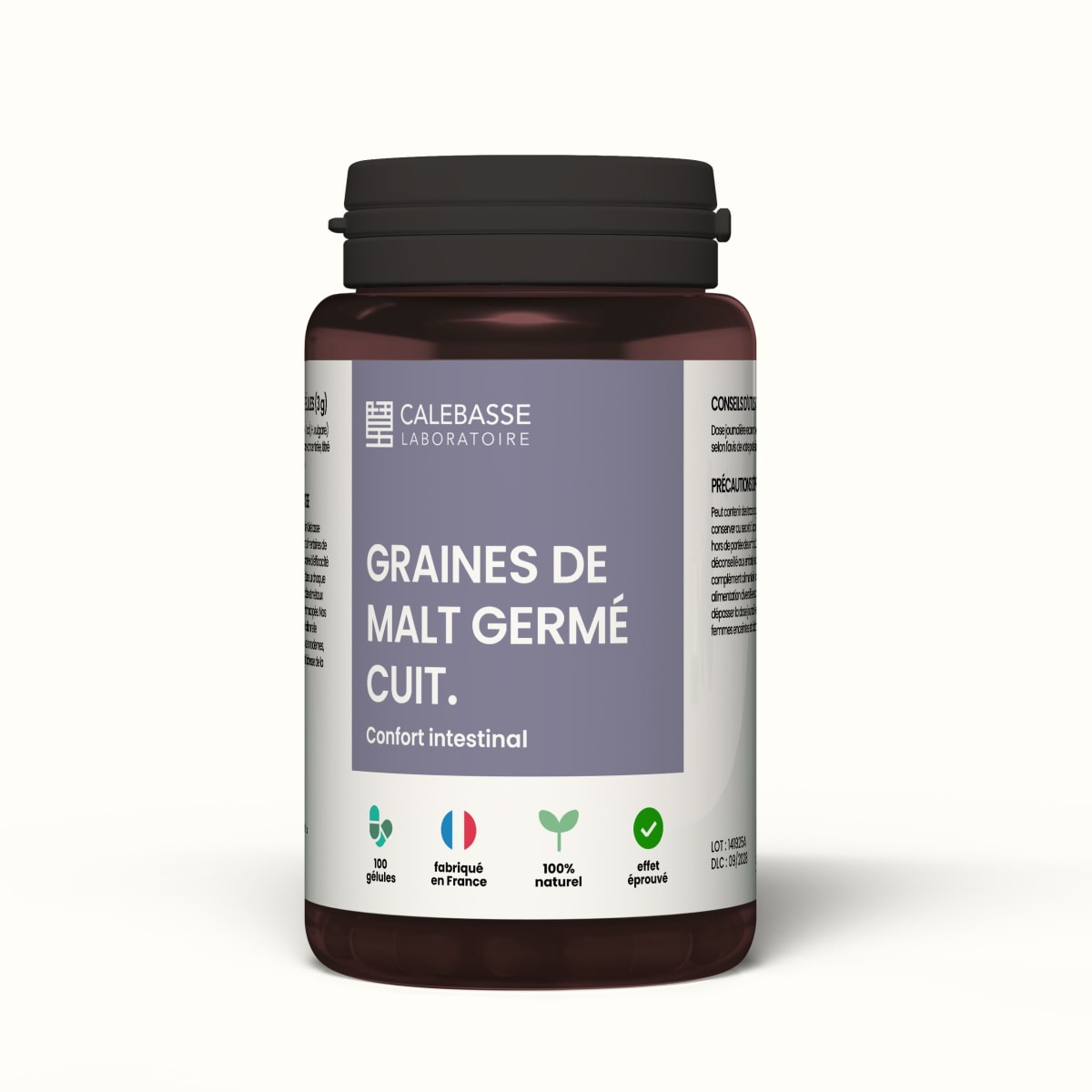 1 Bottle  of 100 capsules -  50g