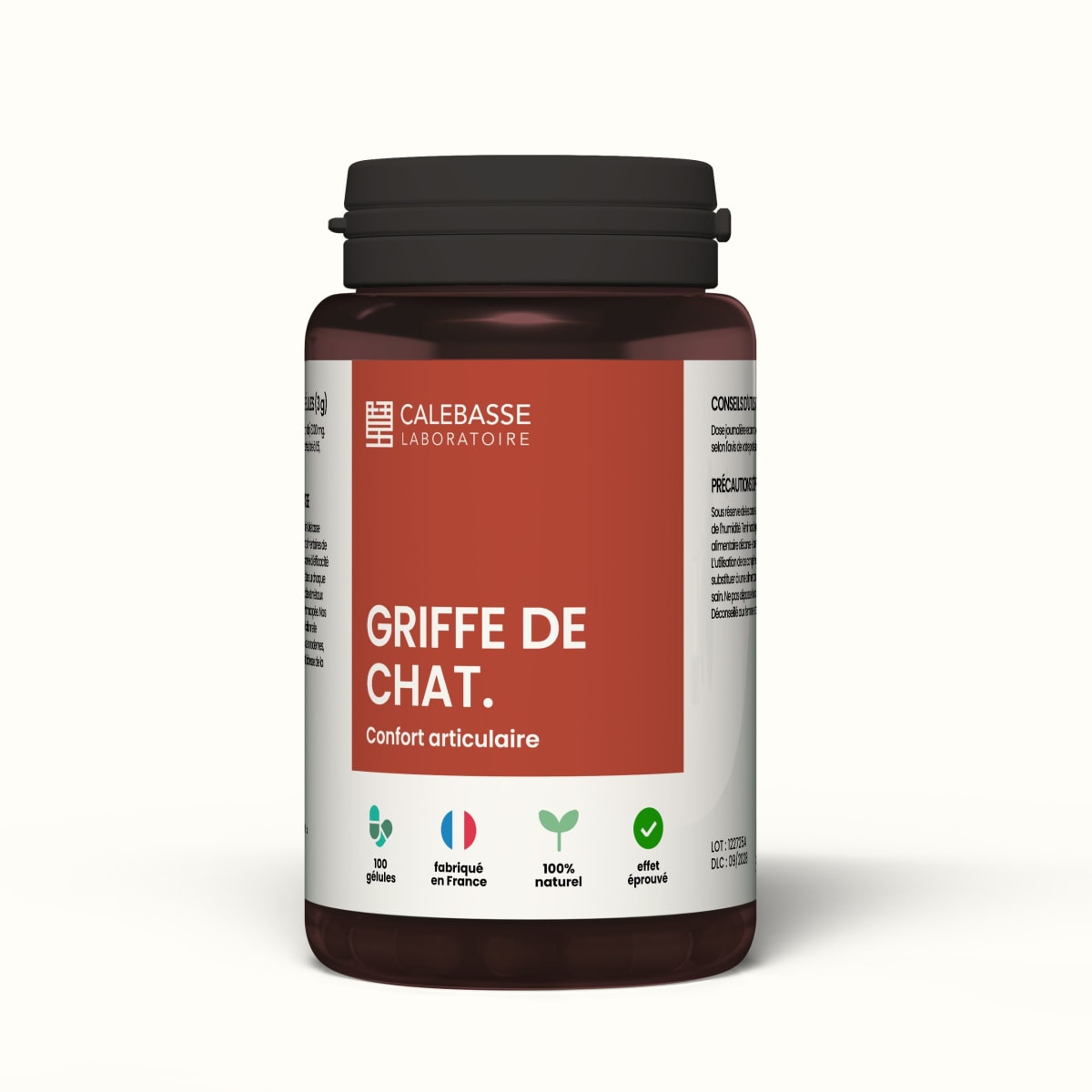 1 Bottle  of 100 capsules -  50g