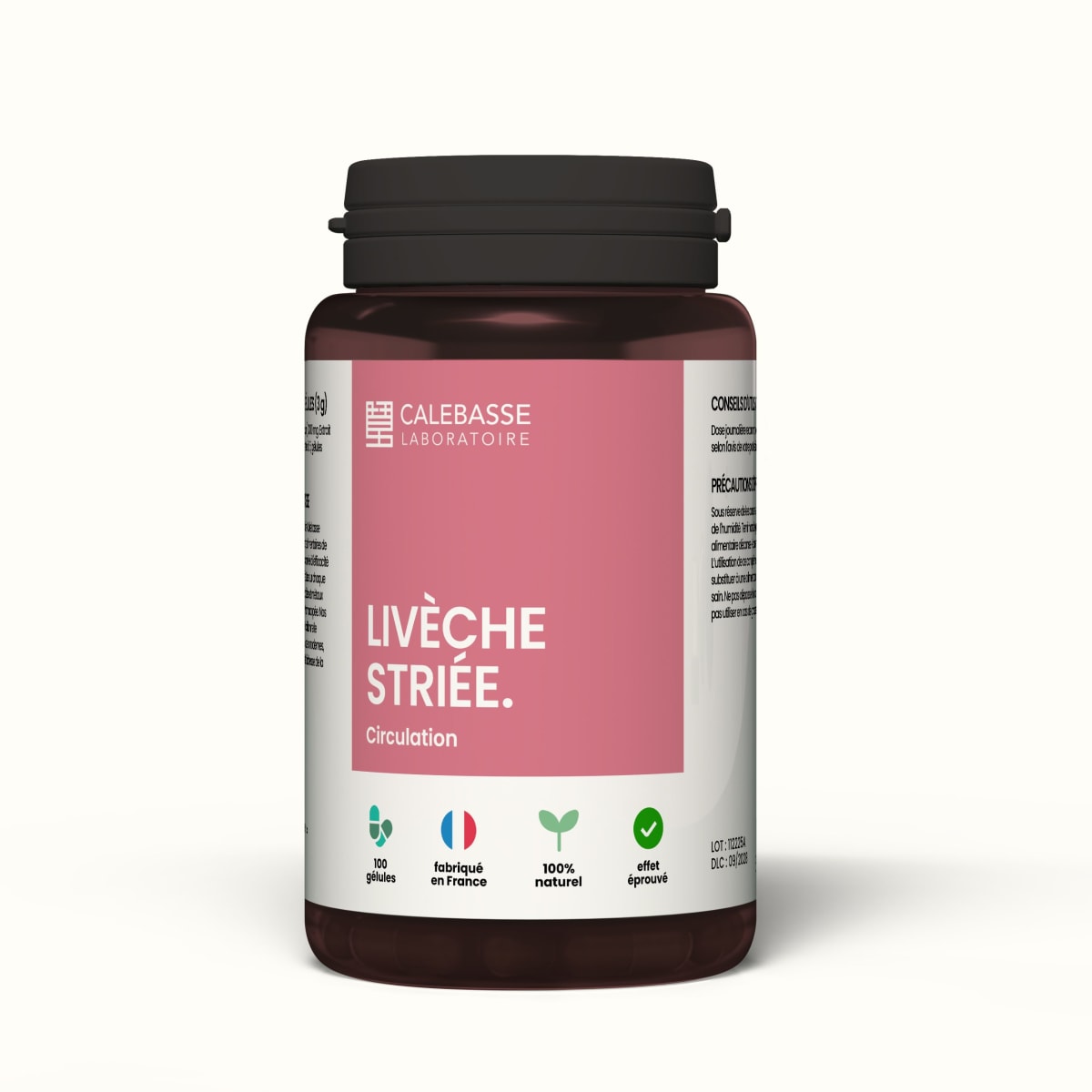 1 Bottle  of 100 capsules -  50g
