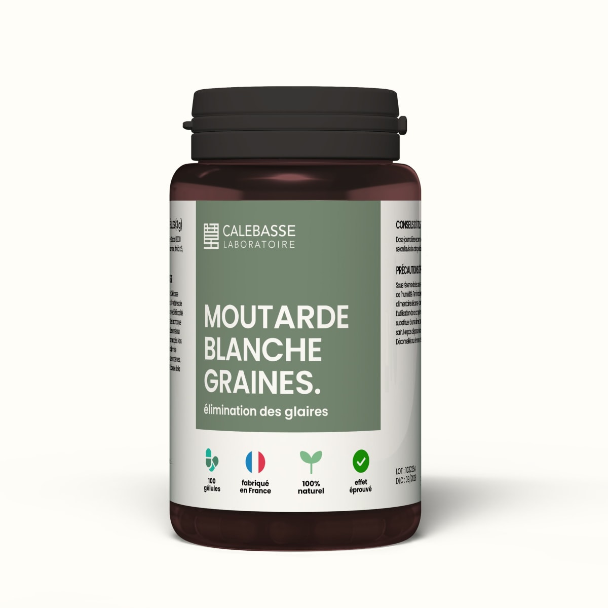 1 Bottle  of 100 capsules -  50g