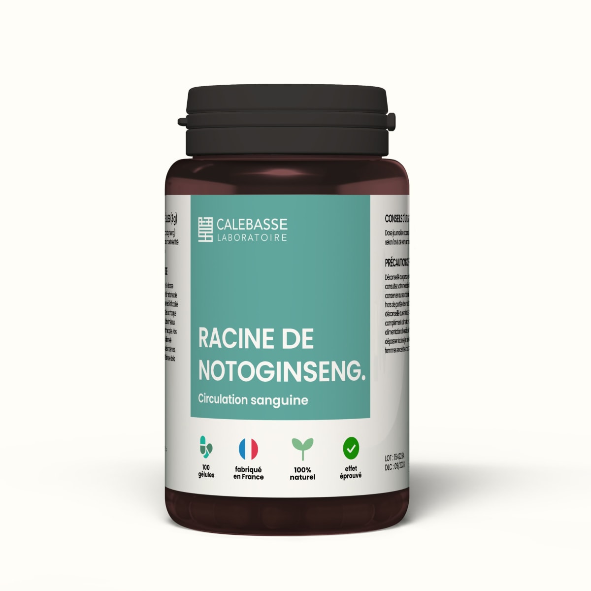 1 Bottle  of 100 capsules -  50g