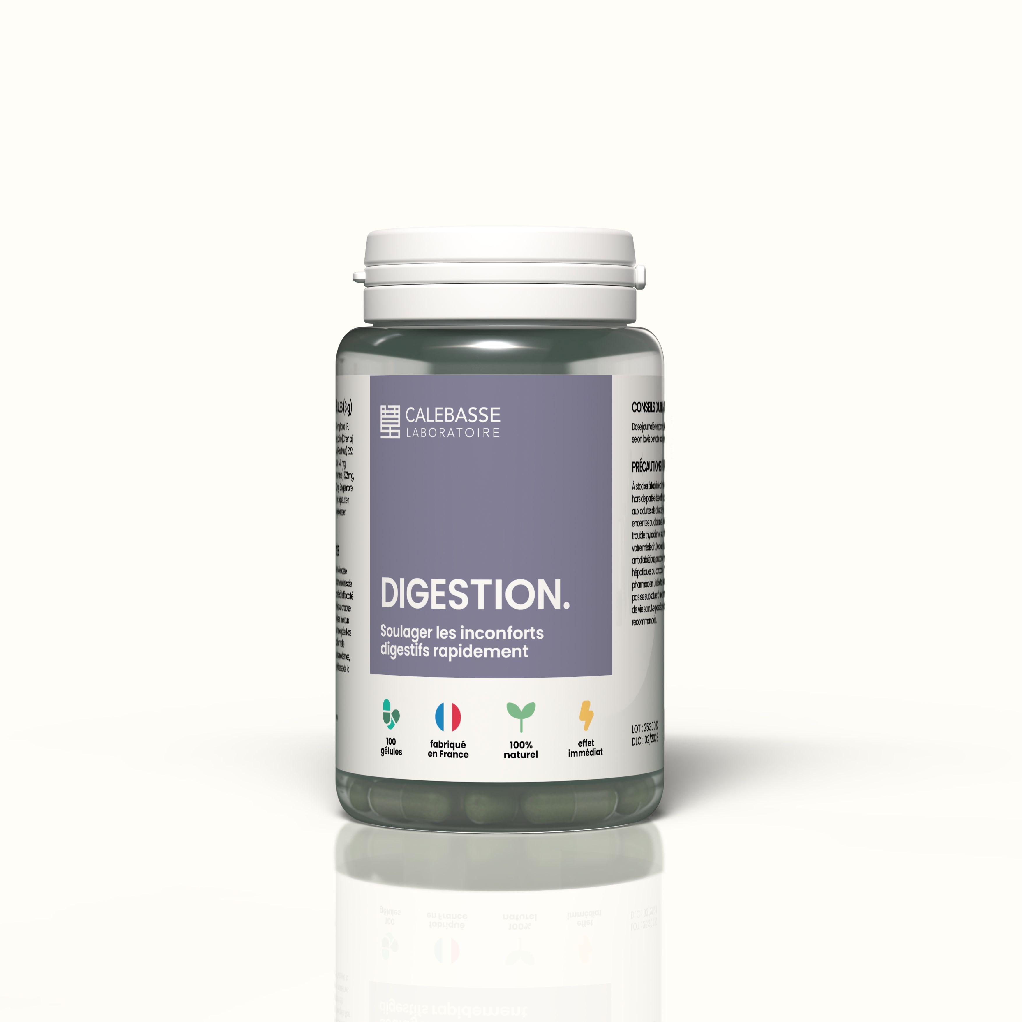 1 flacon de 100 gélules -  50g