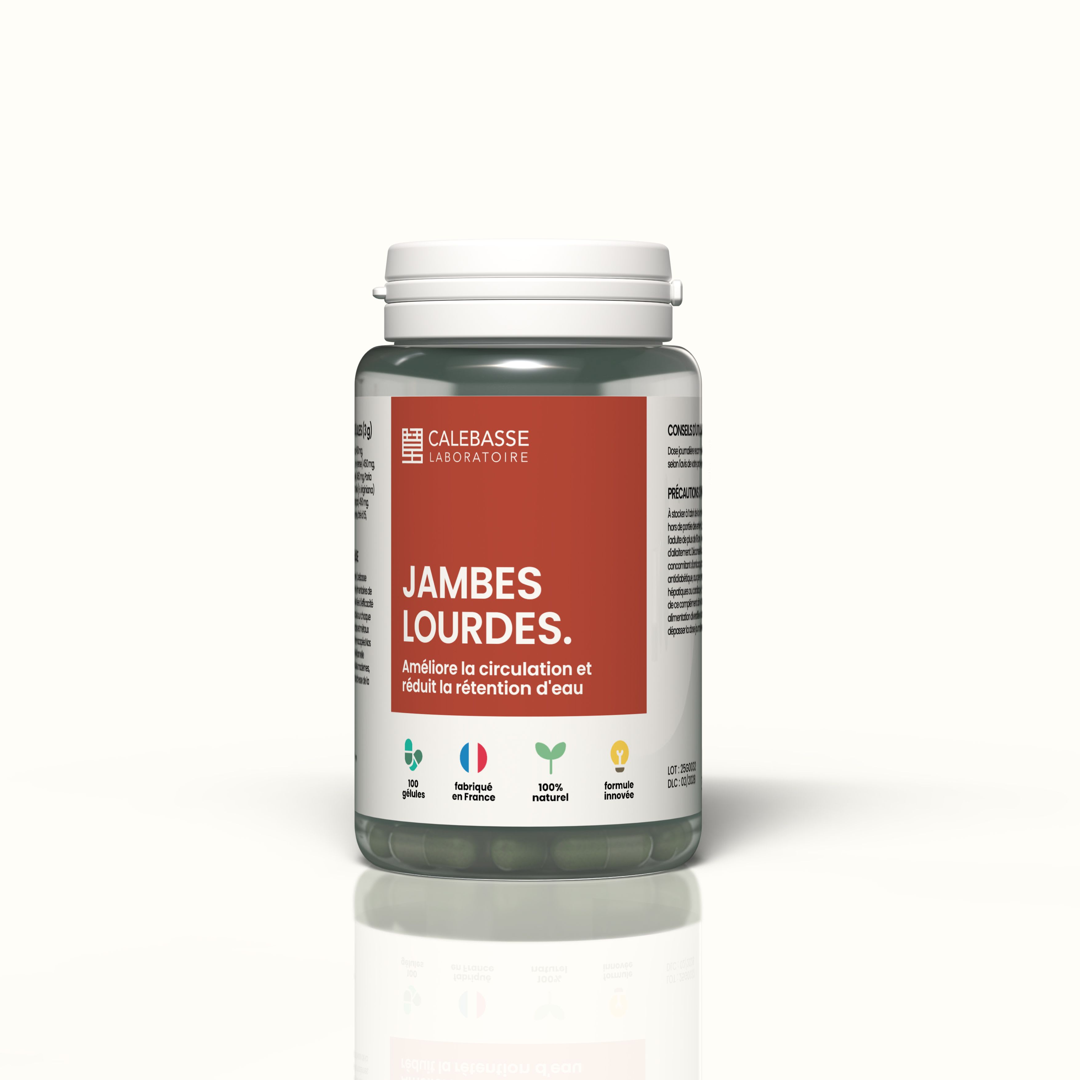 1 flacon de 100 gélules naturelles