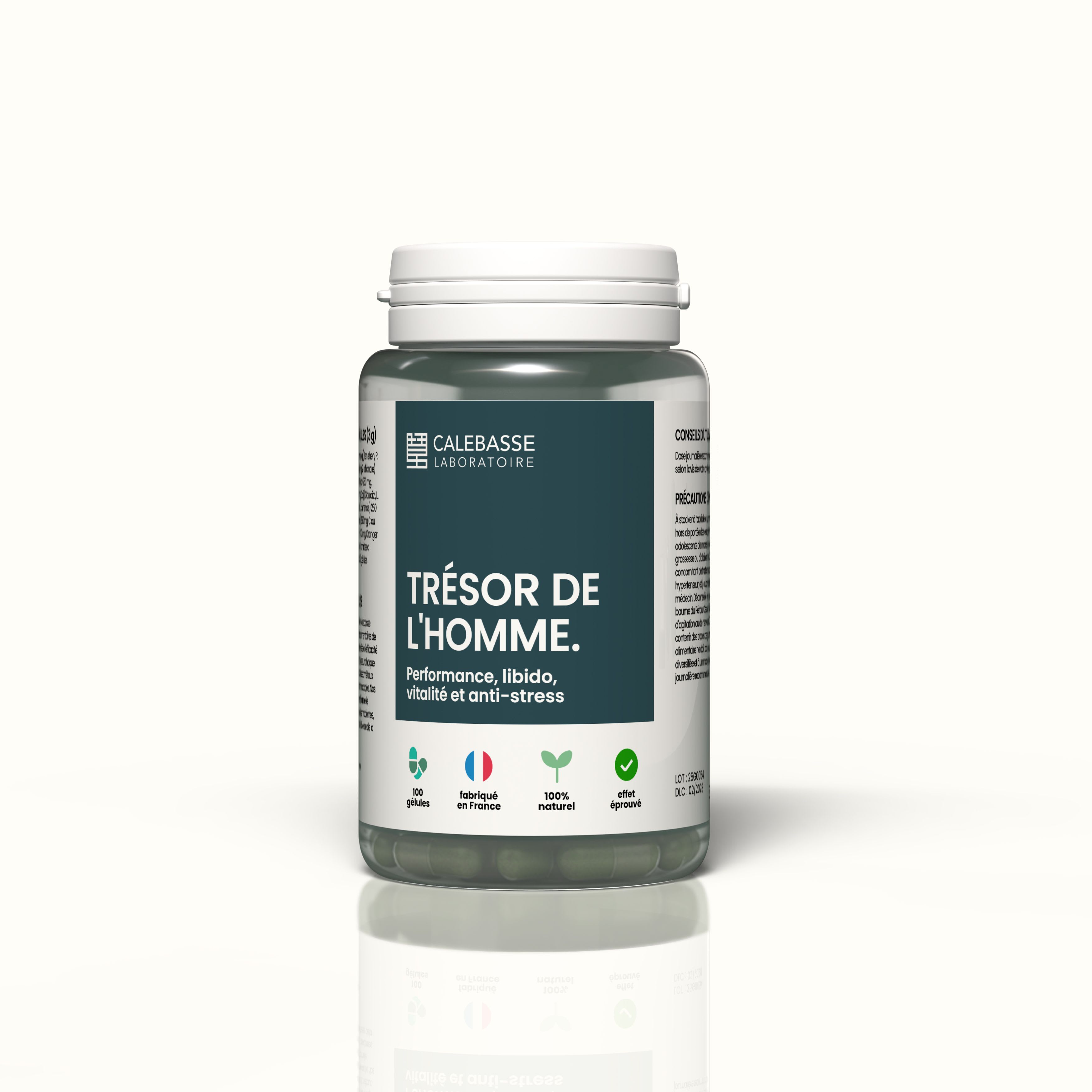 1 flacon de 100 gélules -  50g