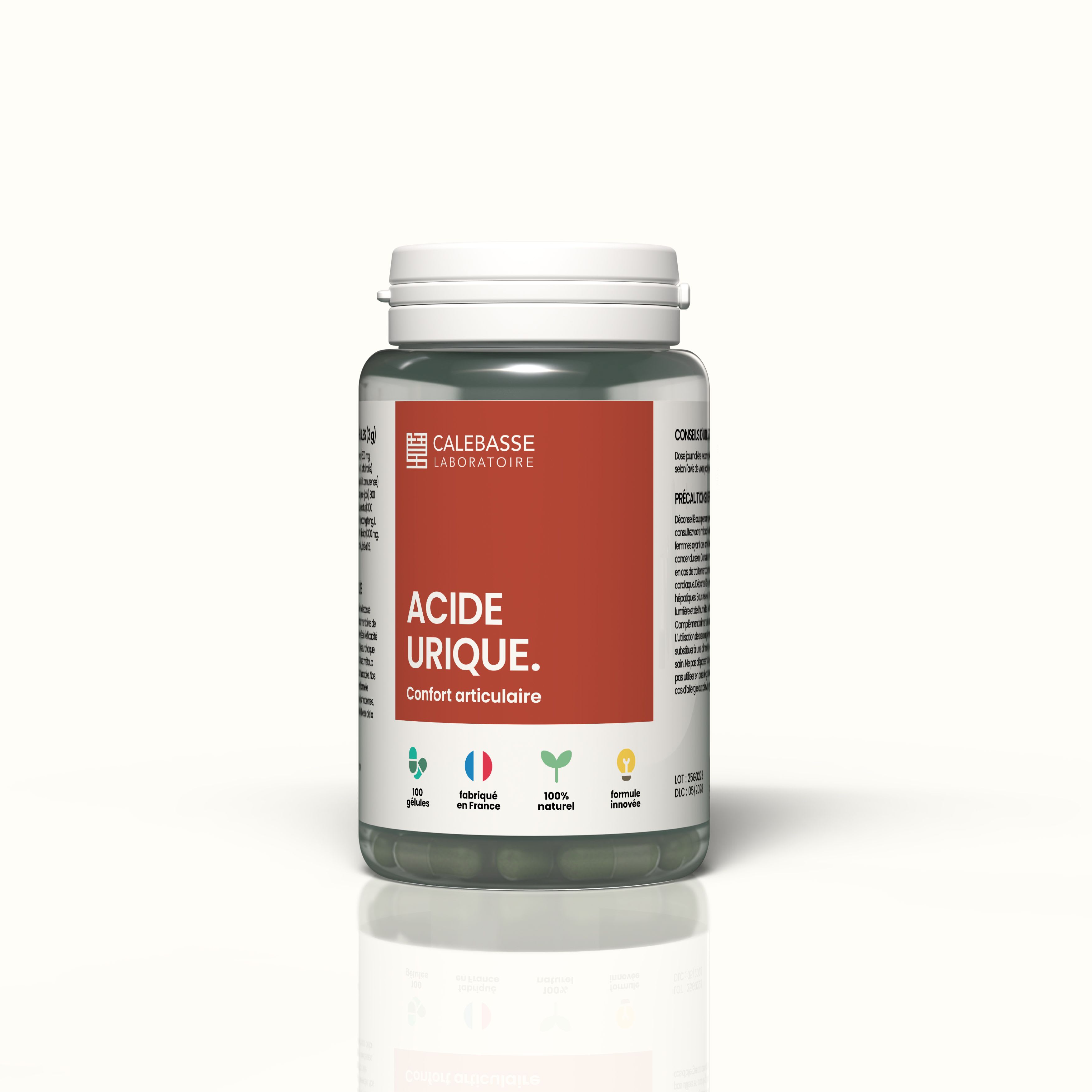 1 flacon de 100 gélules -  50g