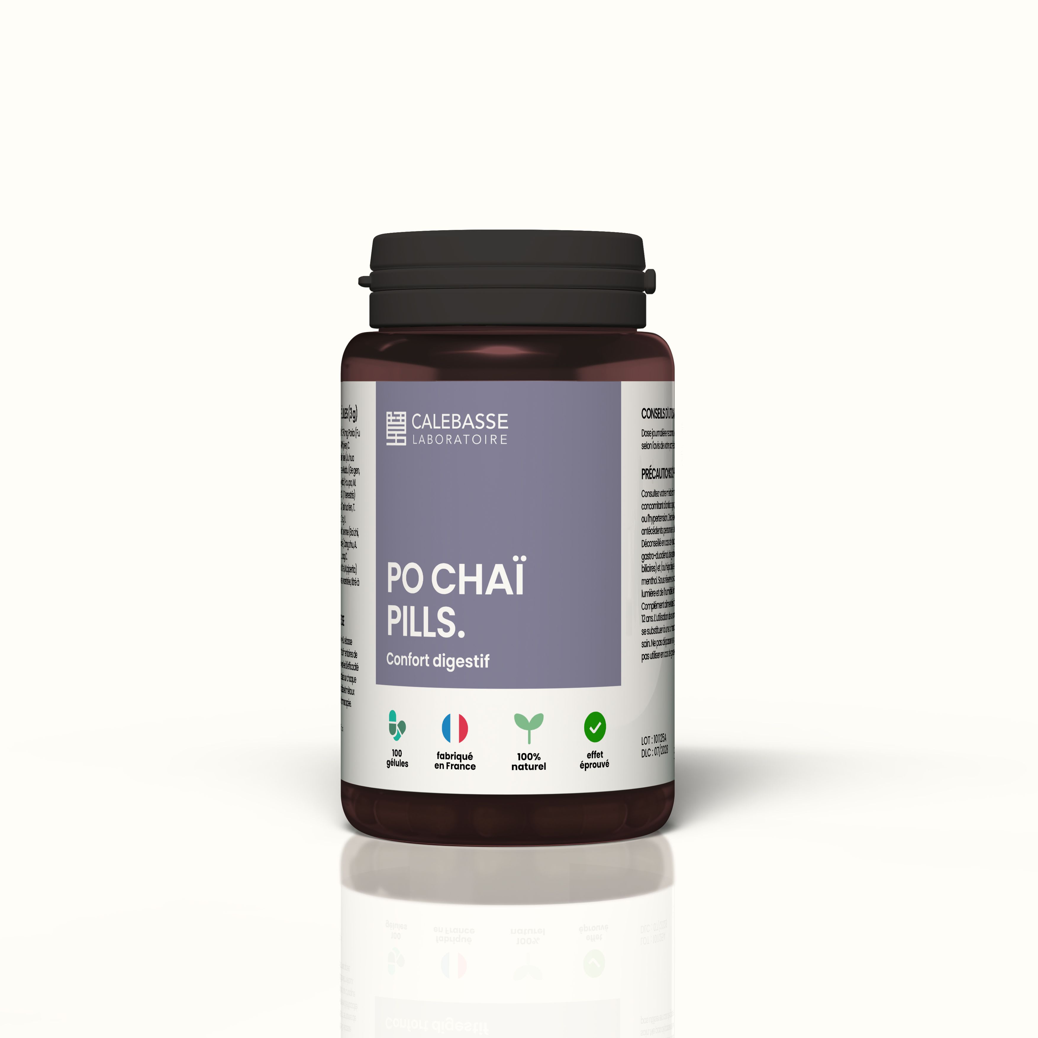 1 Bottle  of 100 capsules -  50g