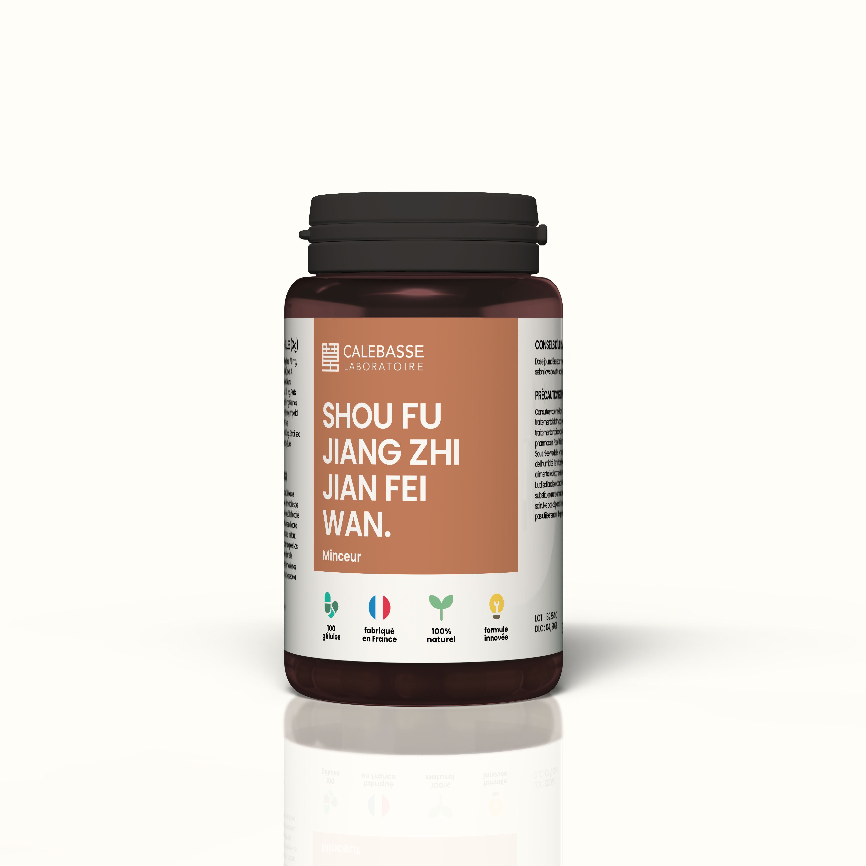 1 Bottle  of 100 capsules -  50g