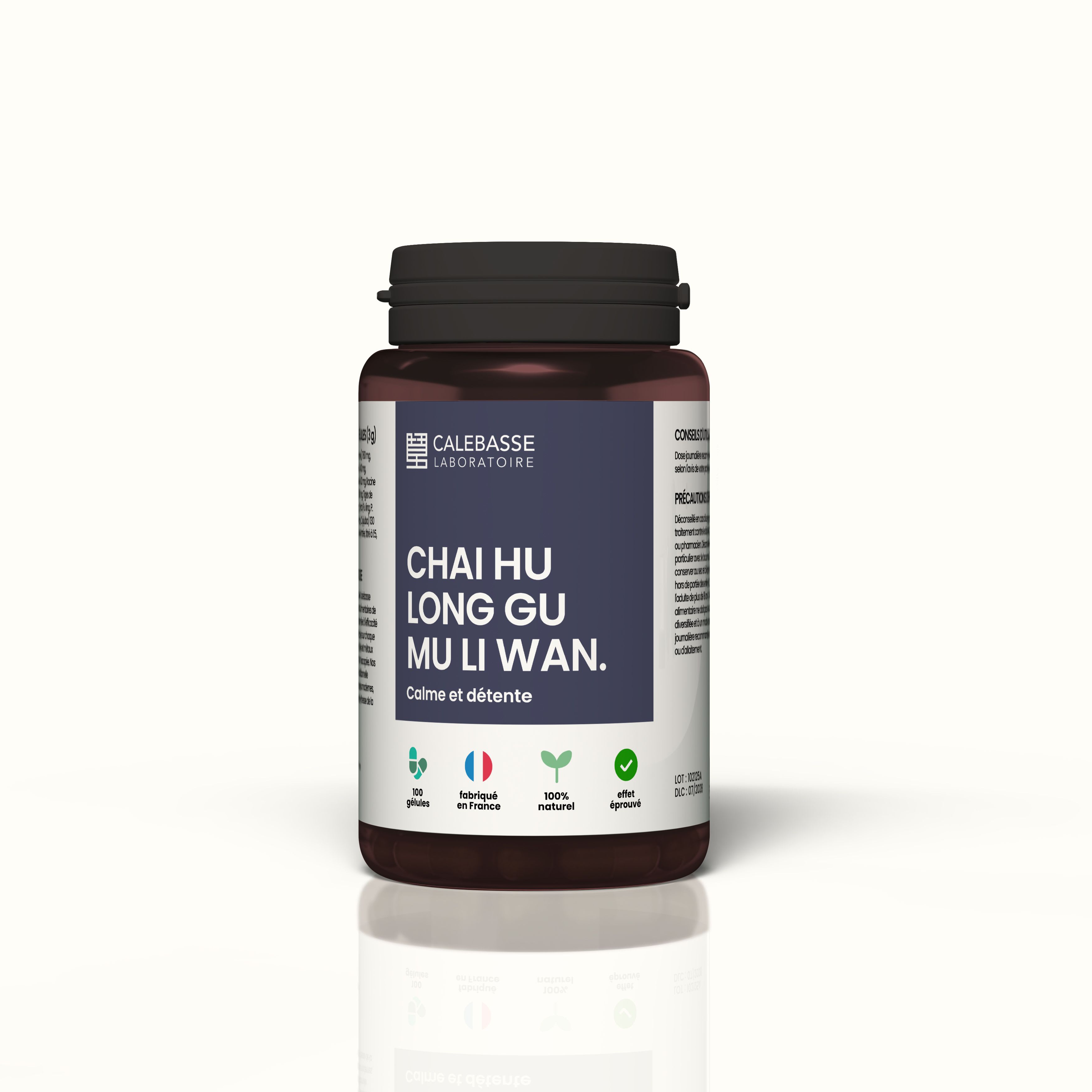 1 Bottle  of 100 capsules -  50g