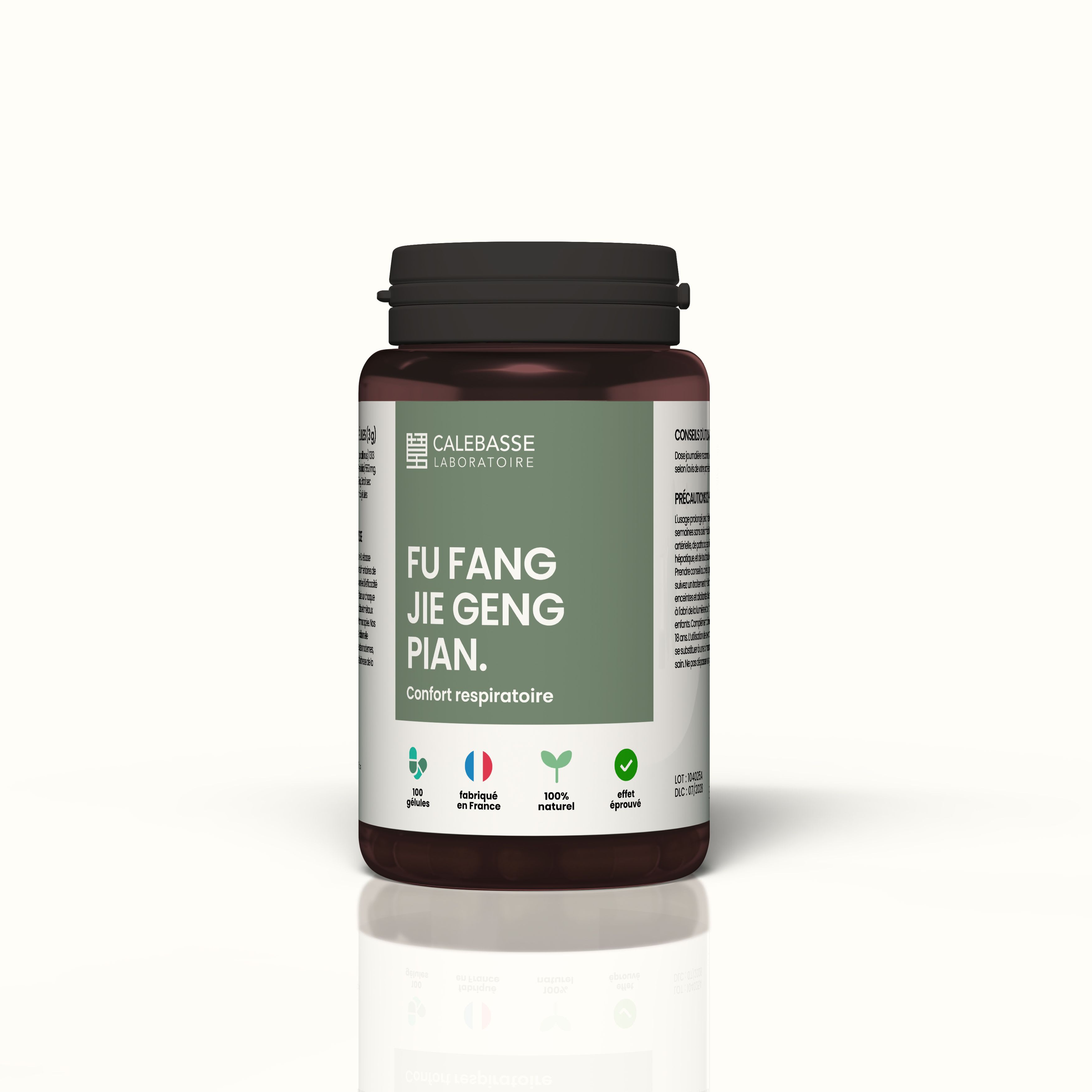 1 Bottle  of 100 capsules -  50g